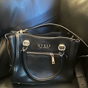 Leather authentic guess bag